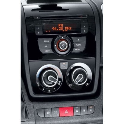 2DIN redukce pro Fiat Ducato 11-15, Citroën Jumper 11-15, Peugeot Boxer 11-15 s OEM rádio SONY