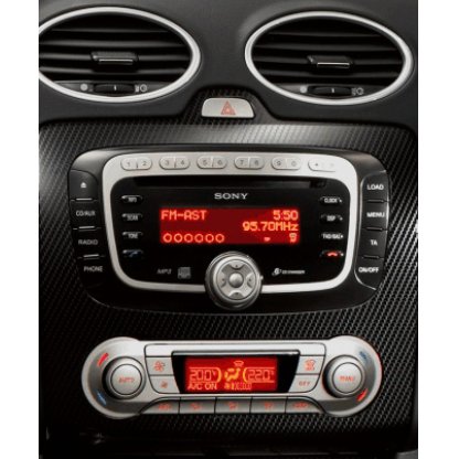 2DIN redukce pro Ford Mondeo 2007-, Focus 2007-2011, S-MAX 2006-, C-MAX 2007-2010