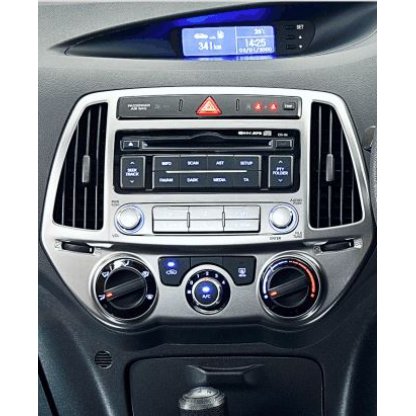 2DIN redukce pro Hyundai i20 03/2012-2014 stříbrná