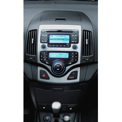2DIN redukce pro Hyundai i30 11/2007-11/2011 s automatickou klimatizací