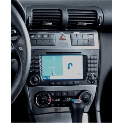 2DIN redukce pro Mercedes CLK 04/2004 - 2009