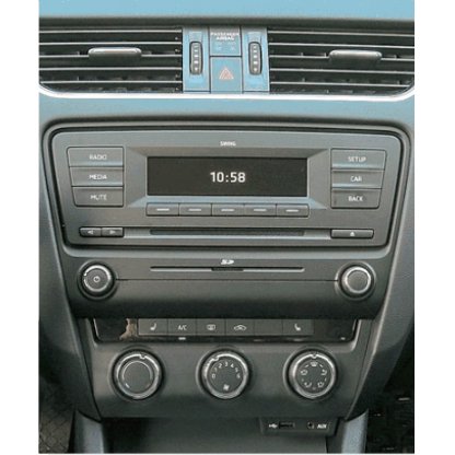 2DIN redukce pro Škoda Octavia III