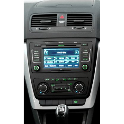 2DIN redukce pro Škoda Yeti 2009- s Clima
