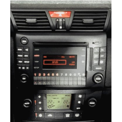 2ISO redukce pro Fiat Stilo 2001-05/2008