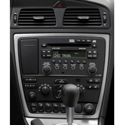 2ISO redukce pro Volvo V70 2004-2007, S60 2004-2009, XC70 2004-2007 černý