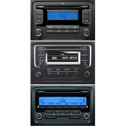 2ISO Škoda Oct. Fabia 2007-, Yeti 09-, Roomster, Superb,VW Golf V 03-, Touran 03-, Passat 05-