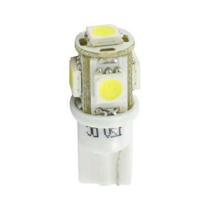 2x Dioda LED L054 - W5W 5xSMD5050 bílá LB054W, 51083