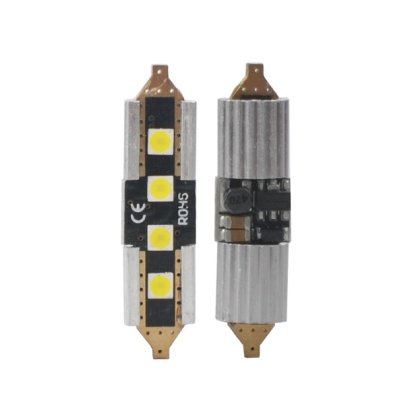 2x Dioda LED LB350W-C5W 36mm 4xSMD3632 Samsung CANBUS Bílá 52993