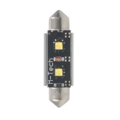 2x Dioda LED LB813W-C5W 36mm 2xHP Bílá 52476