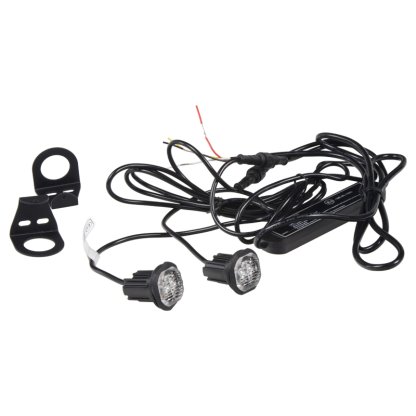 2x PROFI výstražné LED světlo vnější oranžové, 12-24V, ECE R65