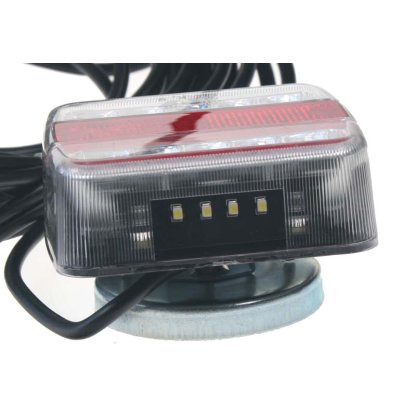 2x Sdružená lampa zadní LED s trojúhelníkem včetně kabeláže a připojení 7pin