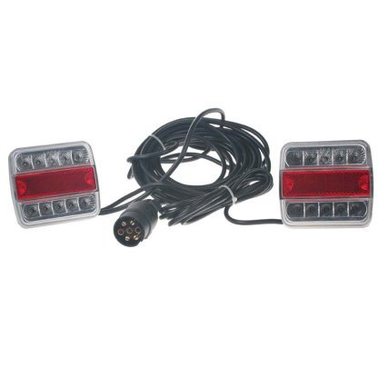 2x Sdružená lampa zadní LED včetně kabeláže a připojení 7pin