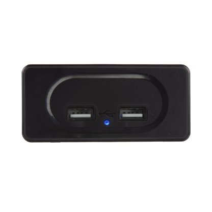 2x USB 3,1A zásuvka 12/24V, montáž na povrch
