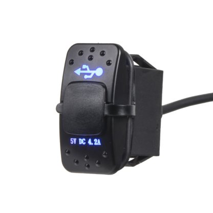 2x USB zásuvka 12/24V, 4,2A