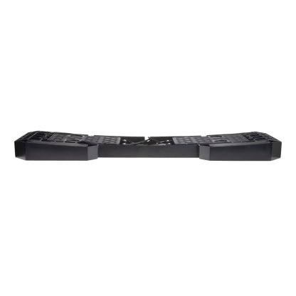 4x PREDATOR 6x4W LED pod SPZ, 12-24V, prohnutové, oranžové, ECE R65
