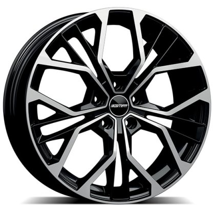 7,5x18 5/114,3 ET38 GMP Matisse-S; black diamond, kužel, průměr 66,1 (825kg)