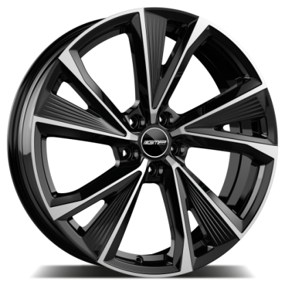 8,0x18 5/112 ET45 GMP Evento; black diamond, kulová R13, průměr 66,5 (750kg)
