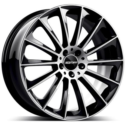 8,0x18 5/112 ET45 GMP Stellar; black diamond, kulová R14,průměr 66,6 (750kg)