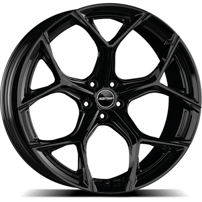 8,0x18 5/112 ET45 GMP Ultrivity; glossy black, kulová R13, průměr 66,5 (750kg)