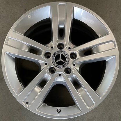 8,0x18 5/112 ET60 Original disk Mercedes ML, stříbrné, průměr 66,6