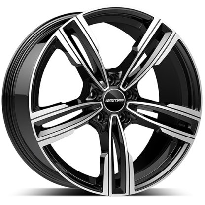 8,0x18 5/120 ET43 GMP Reven; black diamond, kužel, průměr 72,6 (745kg)