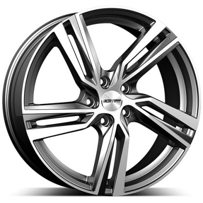 8,0x19 5/112 ET35 GMP Arcan; anthracite diamond, kulová R13, průměr 66,6 (750kg)