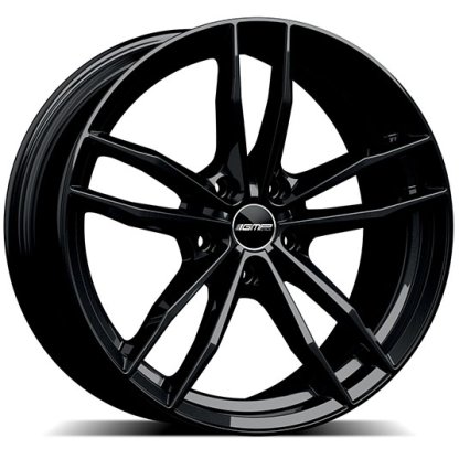 8,0x19 5/120 ET45 GMP Swan; glossy black, kužel, průměr 72,6 (750kg)