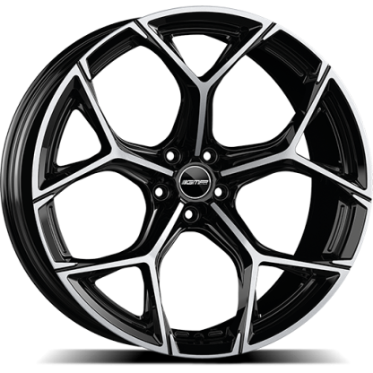 8,5x19 5/112 ET45 GMP Ultrivity; black diamond, kulová R13, průměr 66,5 (750kg)