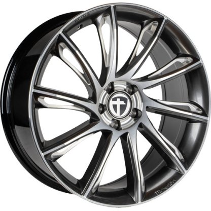 8,5x20 5/112 ET45 Tomason TN24; dark hyper black CC pol, kužel, průměr 72,6 (750kg)