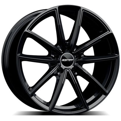 9,5x21 5/112 ET26 GMP Titan; glossy black, kulová R14, průměr 66,5 (750kg)
