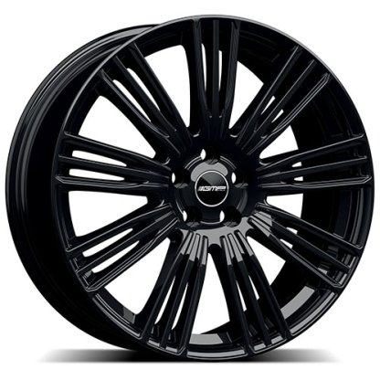 9,5x22 5/120 ET49 GMP Coventry; glossy black, rovná dosedací plocha, průměr 72,6 (965kg)