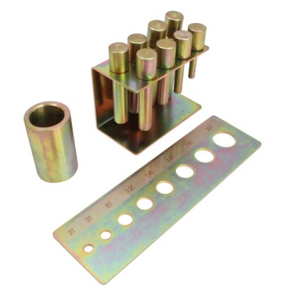 Adaptéry pro hydraulické lisy - sada 8 ks