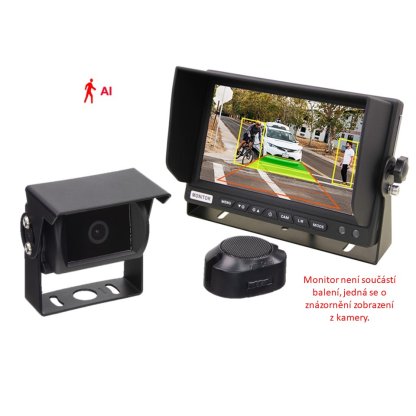 AHD 1080P kamera 4PIN, PAL s detekcí chodců