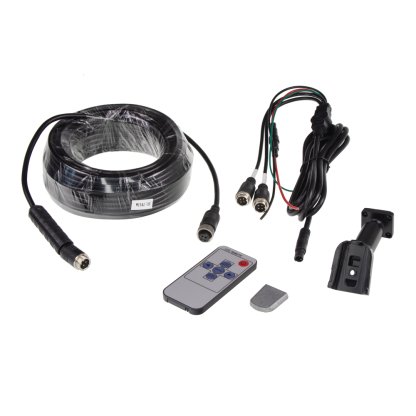 AHD kamerový set monitoru 7" na držák zrcátka se 2 x 4PIN + kamera + 15m kabel