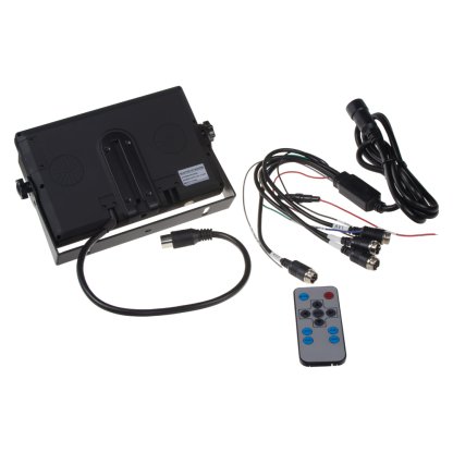 AHD monitor 7" s kvadrátorem a s 4x4PIN vstupy