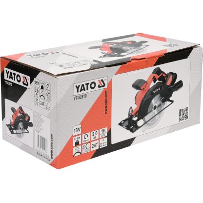 AKU kotoučová pila,18 V, 2 Ah, 165 mm - YT-82810