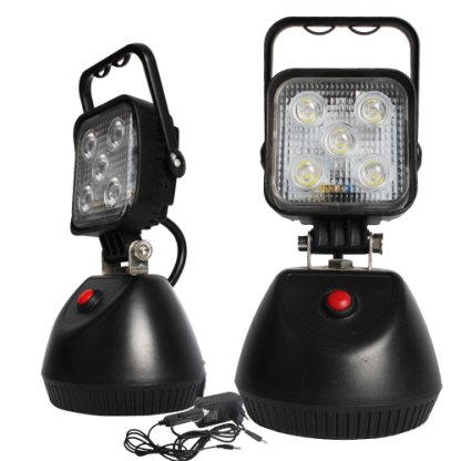 AKU LED světlo s magnetem, 5x3W, 220x115mm