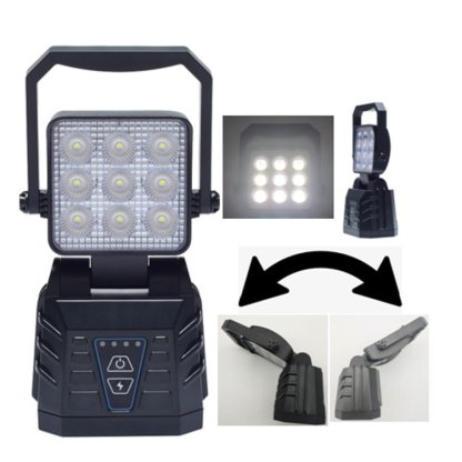 AKU LED světlo s magnetem, 9 x LED
