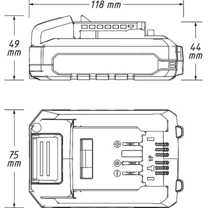 Akumulátor 18V, 2,5Ah, Li-Ion - Hazet 9500-025
