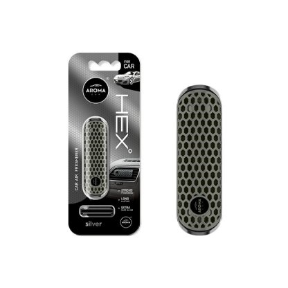 AROMA CAR HEX SILVER, 83576