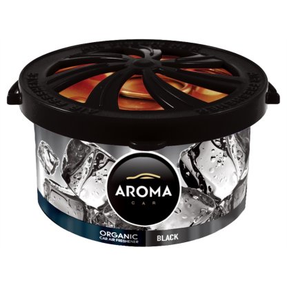 AROMA CAR ORGANIC 40g BLACK, FAL038