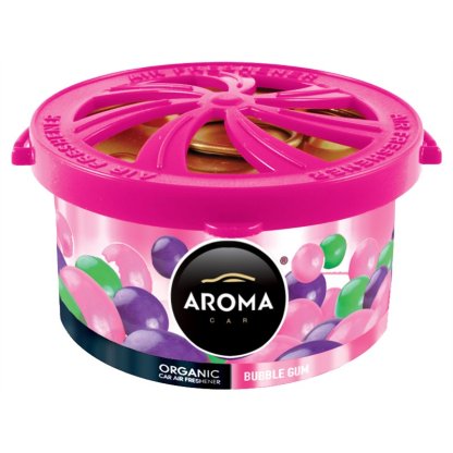 AROMA CAR ORGANIC 40g BUBBLE GUM, FAL925