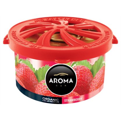 AROMA CAR ORGANIC 40g STRAWBERRY, FAL918