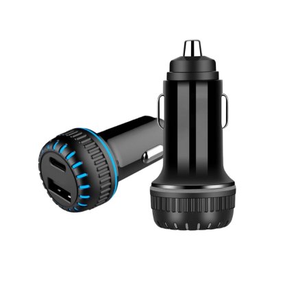 Autoadaptér USB/USB-C 12/24V PD/QC3.0