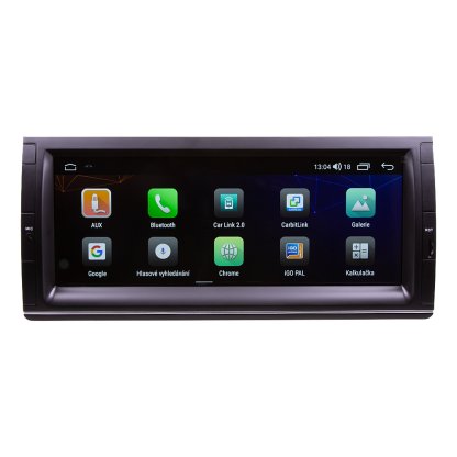 Autorádio pro BMW E39, E53, X5, M5 10,25" LCD, Android, WI-FI, GPS, CarPlay, Bluetooth, 4G, 2x USB