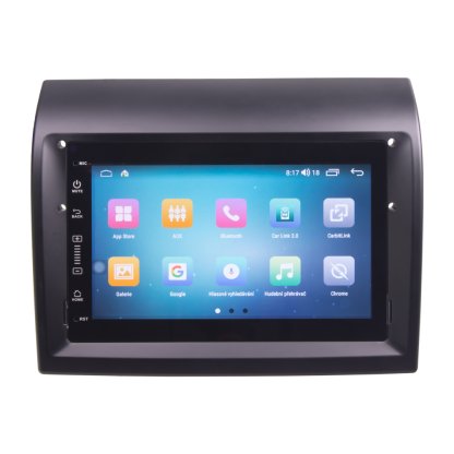Autorádio pro FIAT/CITROEN/PEUGEOT s 7" LCD, Android, WI-FI, GPS, CarPlay, 4G, Bluetooth, 2x USB