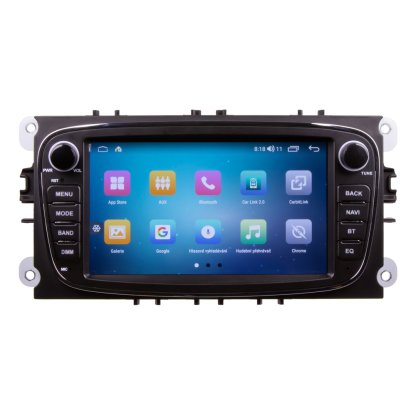 Autorádio pro Ford 2008-2012 s 7" LCD, Android, WI-FI, GPS, CarPlay, 4G, Bluetooth, 2x USB