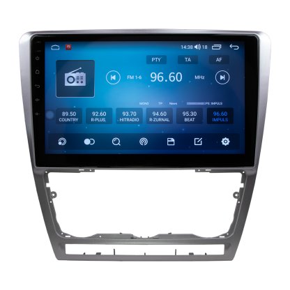 Autorádio pro Škoda Octavia 2007-2014 s 10,1" LCD, Android, WI-FI, GPS, CarPlay, 4G, Bluetooth