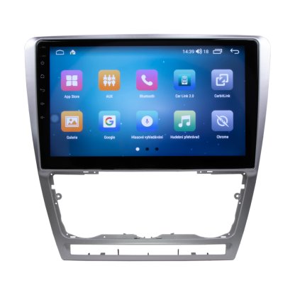 Autorádio pro Škoda Octavia 2007-2014 s 10,1" LCD, Android, WI-FI, GPS, CarPlay, 4G, Bluetooth