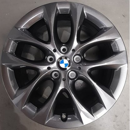 Bazar. disky 7,5x17 5/112 ET54 Original BMW, průměr 66,5 jako nové, nový lak